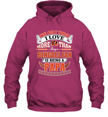 NFL The Only Thing I Love More Than Being A Cincinnati Bengals Fan Is Being A Papa Football Hooded Sweatshirt Hooded Sweatshirt - belovedtshirt