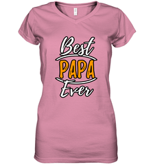 Best papa ever Women's V-Neck T-Shirt Women's V-Neck T-Shirt - belovedtshirt