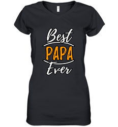 Best papa ever Women's V-Neck T-Shirt