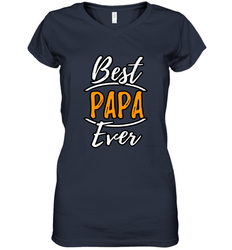 Best papa ever Women's V-Neck T-Shirt