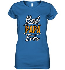 Best papa ever Women's V-Neck T-Shirt Women's V-Neck T-Shirt - belovedtshirt