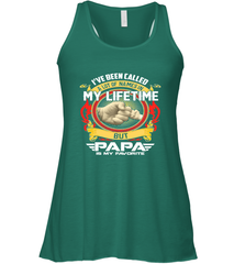 I've Been Called Lot Of Name But Papa Is My Favorite Women's Racerback Tank Women's Racerback Tank - belovedtshirt
