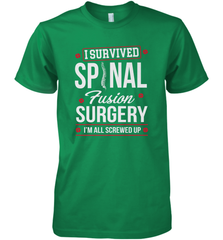 I Survived Spinal Fusion Surgery Men's Premium T-Shirt Men's Premium T-Shirt - belovedtshirt