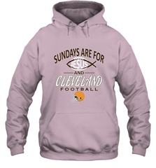 Sundays Are For Jesus and Cleveland Funny Christian Football Hooded Sweatshirt Hooded Sweatshirt - belovedtshirt