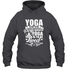 Yoga is More Than Yoga It's a Lifestyle Hooded Sweatshirt Hooded Sweatshirt - belovedtshirt