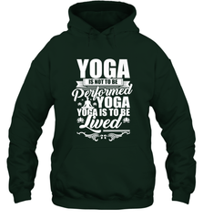 Yoga is More Than Yoga It's a Lifestyle Hooded Sweatshirt Hooded Sweatshirt - belovedtshirt