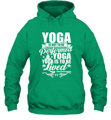 Yoga is More Than Yoga It's a Lifestyle Hooded Sweatshirt Hooded Sweatshirt - belovedtshirt