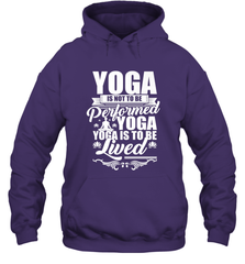 Yoga is More Than Yoga It's a Lifestyle Hooded Sweatshirt Hooded Sweatshirt - belovedtshirt