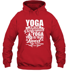 Yoga is More Than Yoga It's a Lifestyle Hooded Sweatshirt Hooded Sweatshirt - belovedtshirt