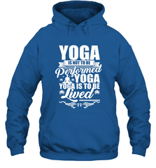 Yoga is More Than Yoga It's a Lifestyle Hooded Sweatshirt Hooded Sweatshirt - belovedtshirt