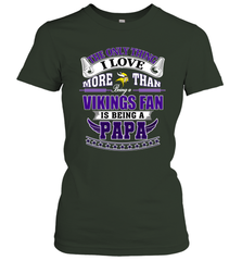 NFL The Only Thing I Love More Than Being A Minnesota Vikings Fan Is Being A Papa Football Women's T-Shirt Women's T-Shirt - belovedtshirt