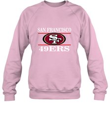 NFL San Francisco 49ers Logo Champion Crewneck Sweatshirt Crewneck Sweatshirt - belovedtshirt