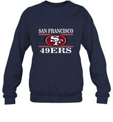 NFL San Francisco 49ers Logo Champion Crewneck Sweatshirt Crewneck Sweatshirt - belovedtshirt