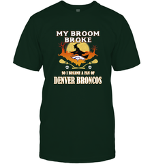 Broom Broke So I Became A Fan of Denver Broncos  NFL Halloween Costume Men's T-Shirt Men's T-Shirt - belovedtshirt