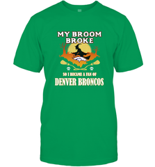 Broom Broke So I Became A Fan of Denver Broncos  NFL Halloween Costume Men's T-Shirt Men's T-Shirt - belovedtshirt