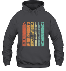Retro Apollo 11 50th Anniversary Moon Landing 1969 2019 Hooded Sweatshirt Hooded Sweatshirt - belovedtshirt