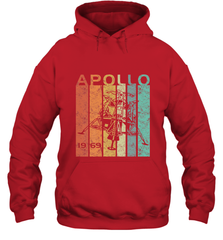 Retro Apollo 11 50th Anniversary Moon Landing 1969 2019 Hooded Sweatshirt Hooded Sweatshirt - belovedtshirt