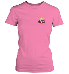 NFL San Francisco 49ers Logo Champion Crorwn Women's T-Shirt Women's T-Shirt - belovedtshirt