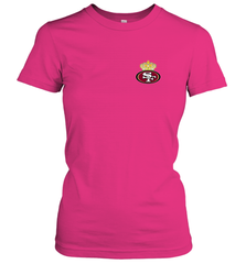 NFL San Francisco 49ers Logo Champion Crorwn Women's T-Shirt Women's T-Shirt - belovedtshirt
