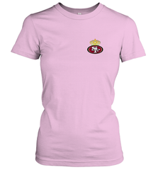 NFL San Francisco 49ers Logo Champion Crorwn Women's T-Shirt Women's T-Shirt - belovedtshirt