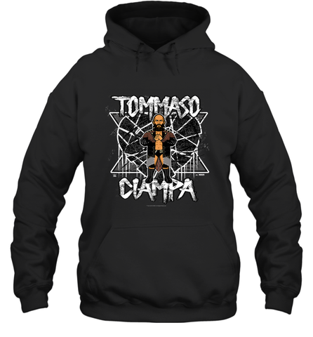 WWE NERDS  Tommaso Ciampa Hooded Sweatshirt Hooded Sweatshirt / Black / S Hooded Sweatshirt - belovedtshirt