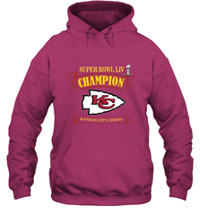 Kansas City Chiefs NFL Pro Line by Fanatics Super Bowl LIV Champions Hooded Sweatshirt Hooded Sweatshirt - belovedtshirt