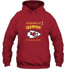 Kansas City Chiefs NFL Pro Line by Fanatics Super Bowl LIV Champions Hooded Sweatshirt Hooded Sweatshirt - belovedtshirt