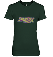 Star fox Vintage Distressed Game Logo Women's Premium T-Shirt Women's Premium T-Shirt - belovedtshirt
