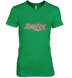 Star fox Vintage Distressed Game Logo Women's Premium T-Shirt