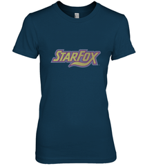 Star fox Vintage Distressed Game Logo Women's Premium T-Shirt Women's Premium T-Shirt - belovedtshirt