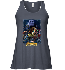 Marvel Avengers Infinity War Neon Team 2 Women's Racerback Tank Women's Racerback Tank - belovedtshirt