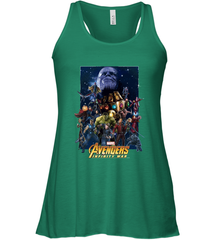 Marvel Avengers Infinity War Neon Team 2 Women's Racerback Tank Women's Racerback Tank - belovedtshirt