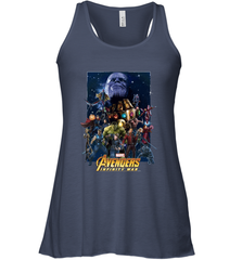 Marvel Avengers Infinity War Neon Team 2 Women's Racerback Tank Women's Racerback Tank - belovedtshirt