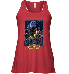 Marvel Avengers Infinity War Neon Team 2 Women's Racerback Tank