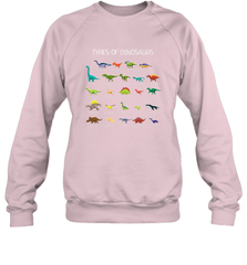 Types Of Dinosaurs Crewneck Sweatshirt Crewneck Sweatshirt - belovedtshirt