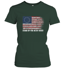 Patriotic 1776 Tee Respect the Flag Stand up for Betsy Ross Women's T-Shirt Women's T-Shirt - belovedtshirt