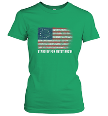 Patriotic 1776 Tee Respect the Flag Stand up for Betsy Ross Women's T-Shirt Women's T-Shirt - belovedtshirt