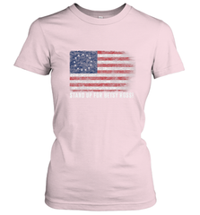 Patriotic 1776 Tee Respect the Flag Stand up for Betsy Ross Women's T-Shirt Women's T-Shirt - belovedtshirt