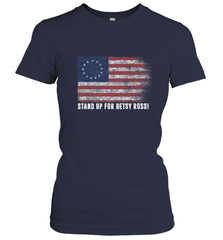 Patriotic 1776 Tee Respect the Flag Stand up for Betsy Ross Women's T-Shirt Women's T-Shirt - belovedtshirt
