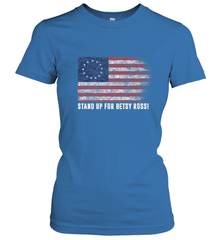 Patriotic 1776 Tee Respect the Flag Stand up for Betsy Ross Women's T-Shirt Women's T-Shirt - belovedtshirt