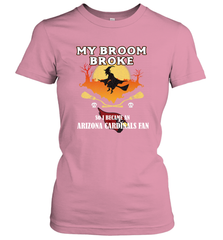 Broom Broke So I Became an Arizona Cardinals Fan  NFL Halloween Costume Women's T-Shirt Women's T-Shirt - belovedtshirt