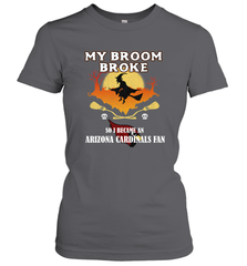 Broom Broke So I Became an Arizona Cardinals Fan  NFL Halloween Costume Women's T-Shirt Women's T-Shirt - belovedtshirt