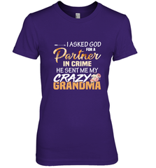 Crazy Grandma Partner in crime Women's Premium T-Shirt Women's Premium T-Shirt - belovedtshirt
