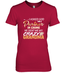 Crazy Grandma Partner in crime Women's Premium T-Shirt Women's Premium T-Shirt - belovedtshirt