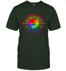 Rainbow Black Lives Matter Science LGBT Pride Flower Men's T-Shirt Men's T-Shirt - belovedtshirt