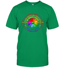 Rainbow Black Lives Matter Science LGBT Pride Flower Men's T-Shirt Men's T-Shirt - belovedtshirt