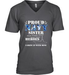 US Military Proud Navy Sister Men or Women Men's V-Neck Men's V-Neck - belovedtshirt