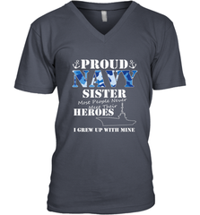 US Military Proud Navy Sister Men or Women Men's V-Neck Men's V-Neck - belovedtshirt