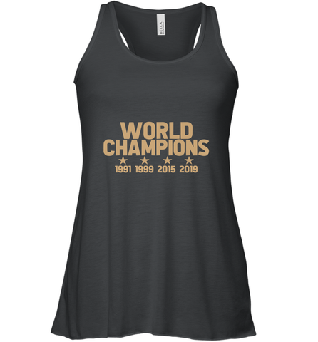 Us women's soccer team win world champions 4 four title 2019 Women's Racerback Tank Women's Racerback Tank / Black / XS Women's Racerback Tank - belovedtshirt