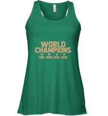 Us women's soccer team win world champions 4 four title 2019 Women's Racerback Tank Women's Racerback Tank - belovedtshirt